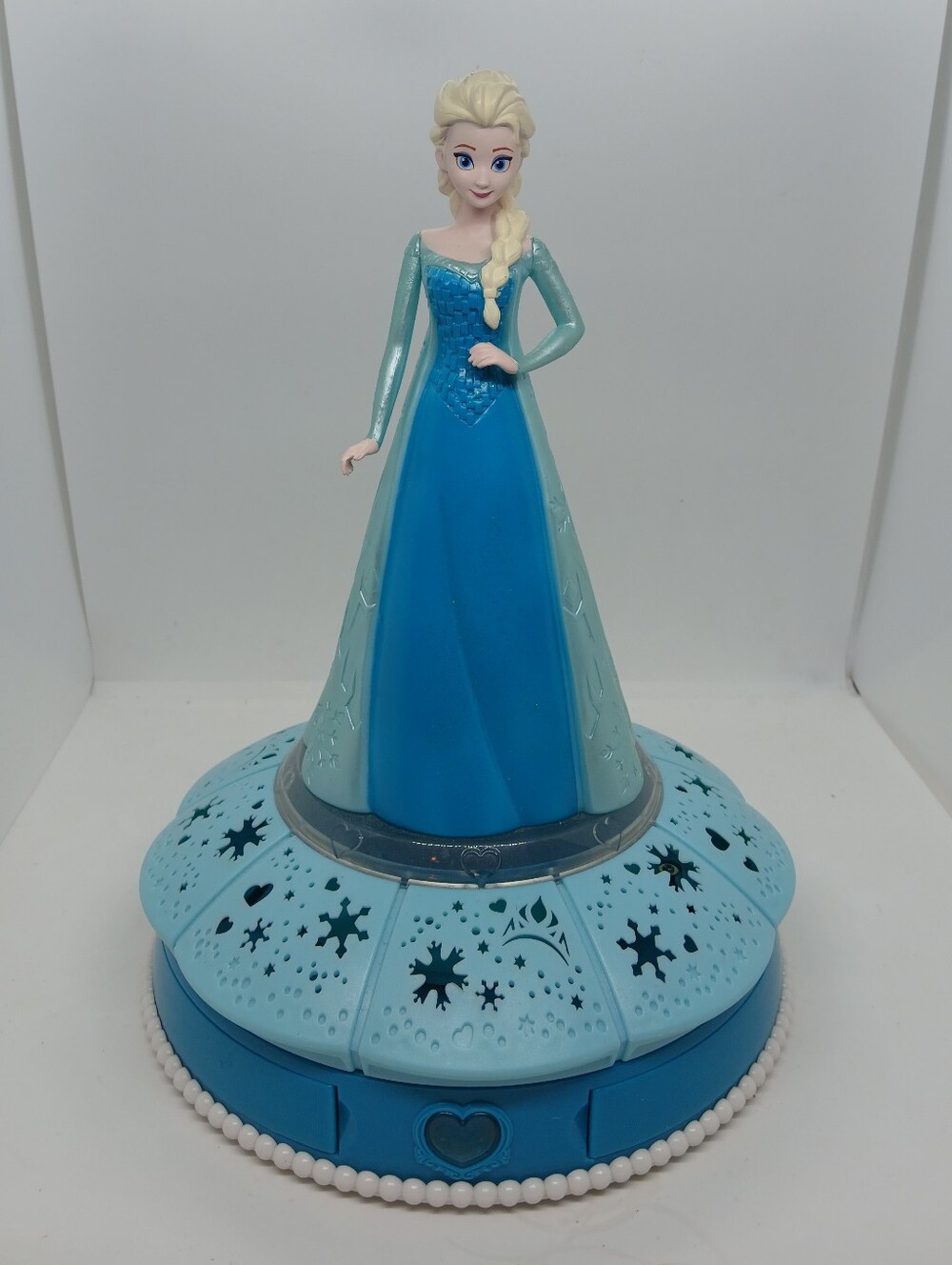 Disney Frozen Elsa Light & Sound Room Glow Music Box Jewelry Case Toy